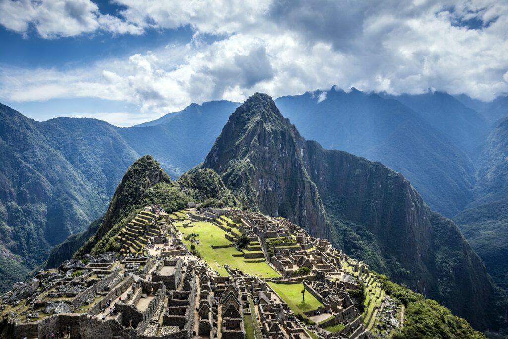 Vue aérienne du Machhu Picchu