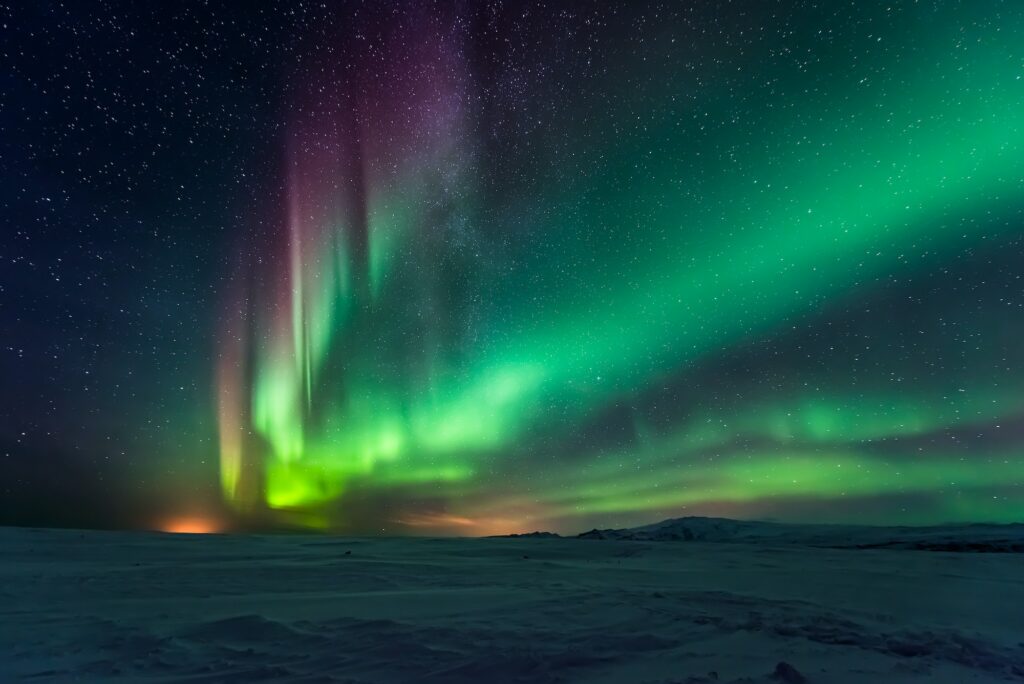 Sublime lumière des aurores boréales