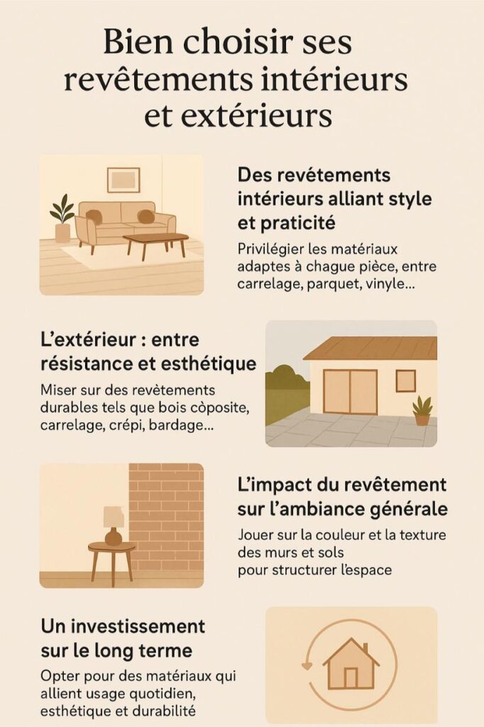 revetement interieur exterieur